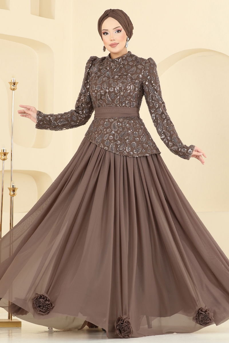 Combined Patterned Tunic Set - Powder